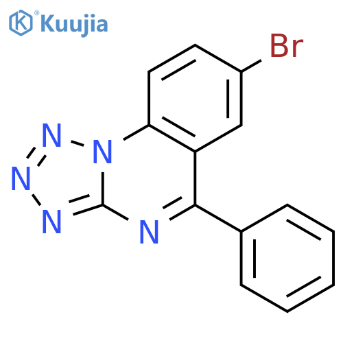 7-bromo-5-phenyl-1,2,3,4tetrazolo1,5-aquinazoline structure