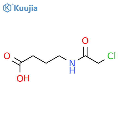 4-(2-chloroacetamido)butanoic acid structure