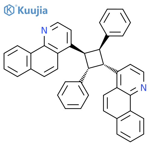 4-(3-benzo[h]quinolin-4-yl-2,4-diphenylcyclobutyl)benzo[h]quinoline structure
