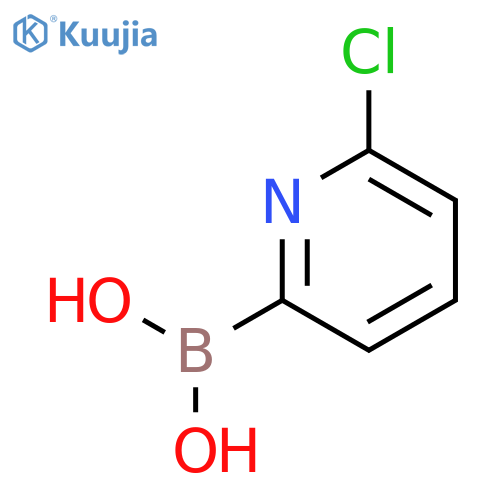 (6-chloro-2-pyridyl)boronic acid structure