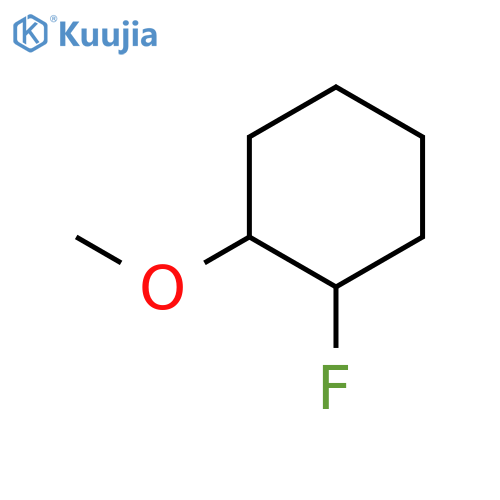 Cyclohexane, 1-fluoro-2-methoxy-, trans- structure