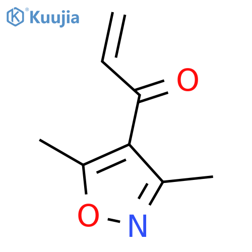 1-(dimethyl-1,2-oxazol-4-yl)prop-2-en-1-one structure