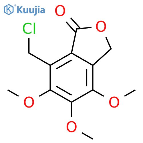 7-(Chloromethyl)-4,5,6-trimethoxy-2-benzofuran-1(3H)-one structure