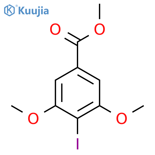 Benzoic acid, 4-iodo-3,5-dimethoxy-, methyl ester structure