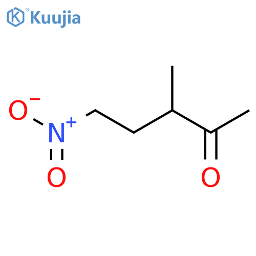 2-Pentanone, 3-methyl-5-nitro- structure