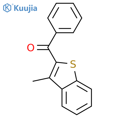 Methanone, (3-methylbenzo[b]thien-2-yl)phenyl- structure