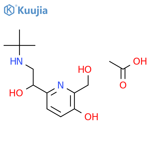 Pirbuterol acetate structure