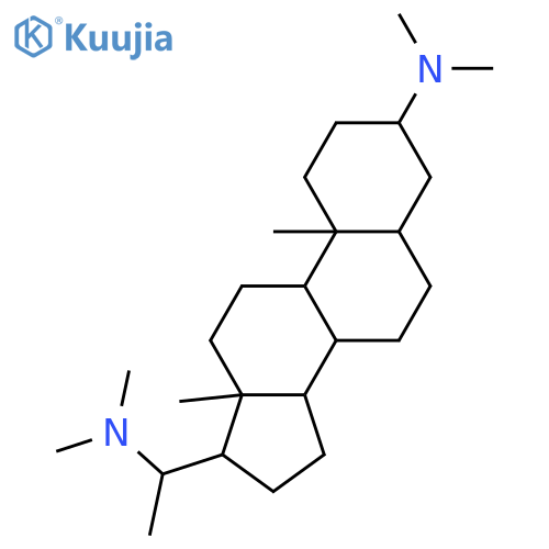 Pregnane-3,20-diamine; (3α,5α,20S)-form, N3,N3,N20,N20-Tetra-Me structure