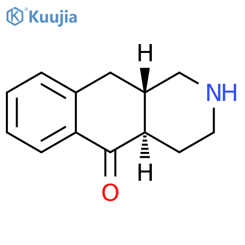 Benz[g]isoquinolin-5(1H)-one, 2,3,4,4a,10,10a-hexahydro-, trans- structure