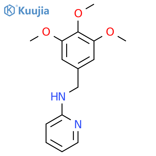 2-Pyridinamine, N-[(3,4,5-trimethoxyphenyl)methyl]- structure