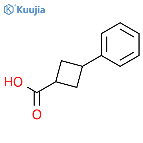 3-Phenylcyclobutane-1-carboxylic acid structure