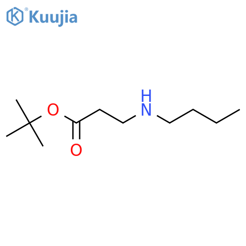 Tert-butyl 3-(butylamino)propanoate structure