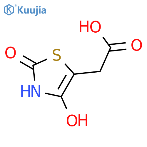 2-(dihydroxy-1,3-thiazol-5-yl)acetic acid structure