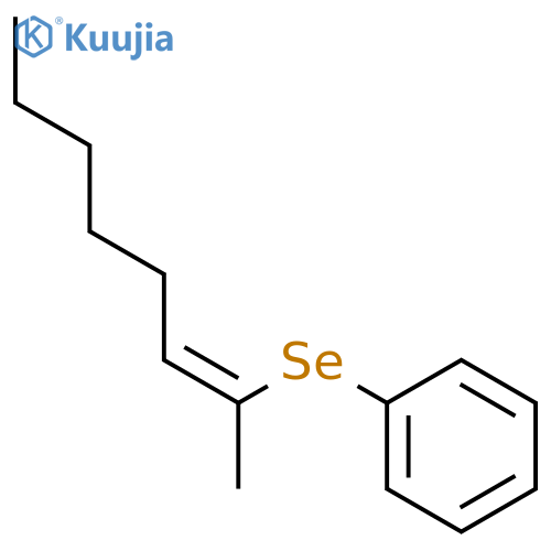 Benzene, [[(1Z)-1-methyl-1-hepten-1-yl]seleno]- structure