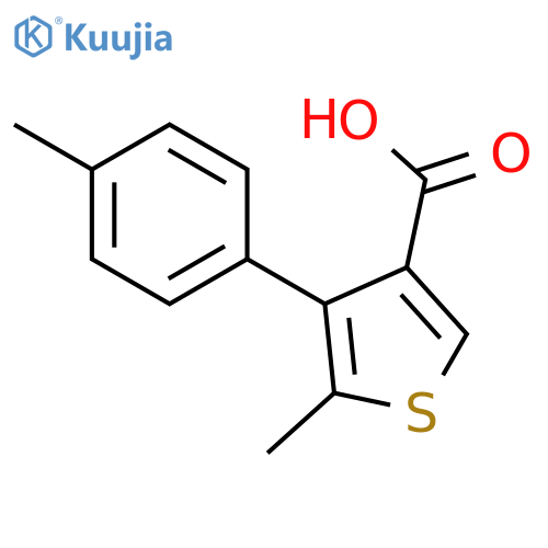 5-Methyl-4-(4-methylphenyl)thiophene-3-carboxylic Acid structure