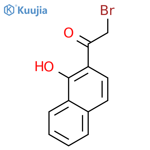 2-Bromo-1-(1-hydroxynaphthalen-2-yl)ethanone structure