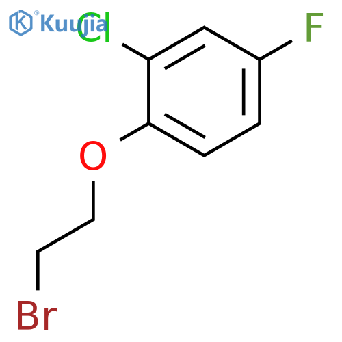 1-(2-Bromoethoxy)-2-chloro-4-fluorobenzene structure