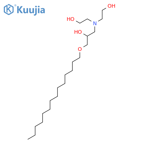 2-Propanol,1-[bis(2-hydroxyethyl)amino]-3-(tetradecyloxy)- structure