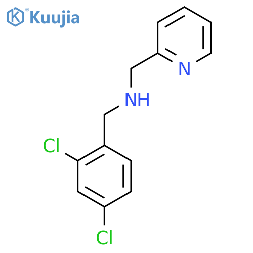 1-(2,4-Dichlorophenyl)-N-(pyridin-2-ylmethyl)methanamine structure