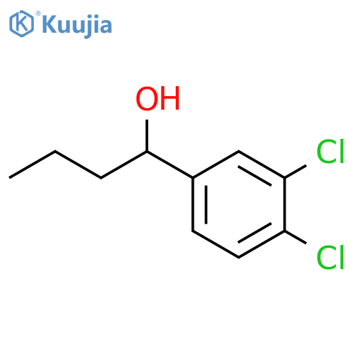 1-(3,4-dichlorophenyl)butan-1-ol structure