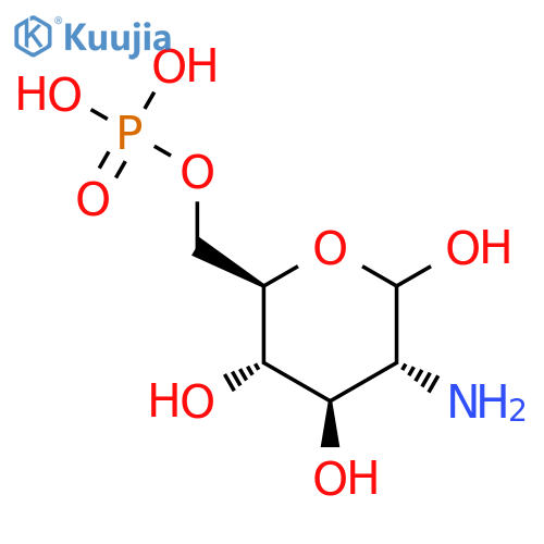 D-glucosamine 6-phosphate structure