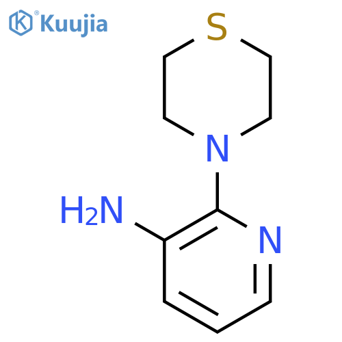 2-(thiomorpholin-4-yl)pyridin-3-amine structure