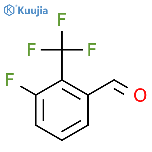 BENZALDEHYDE, FLUORO(TRIFLUOROMETHYL)- structure