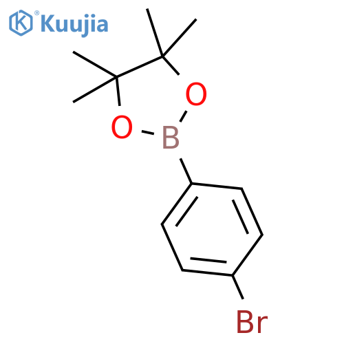 2-(4-Bromophenyl)-4,4,5,5-tetramethyl-1,3,2-dioxaborolane structure