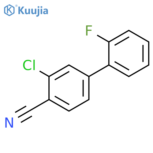 [1,1'-BIPHENYL]-4-CARBONITRILE, 3-CHLORO-2'-FLUORO- structure