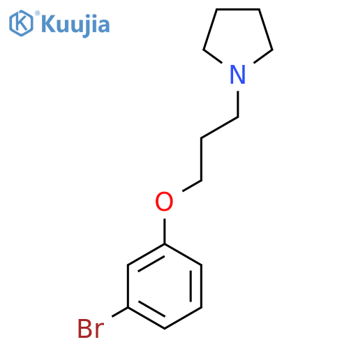 1-(3-(3-Bromophenoxy)propyl)pyrrolidine structure