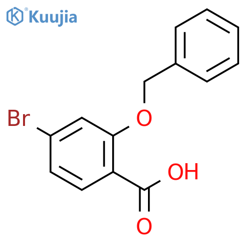 2-(Benzyloxy)-4-bromobenzoic acid structure