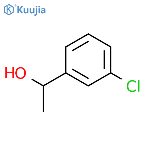1-(3-Chlorophenyl)ethanol structure