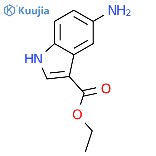 1H-Indole-3-carboxylicacid, 5-amino-, ethyl ester structure