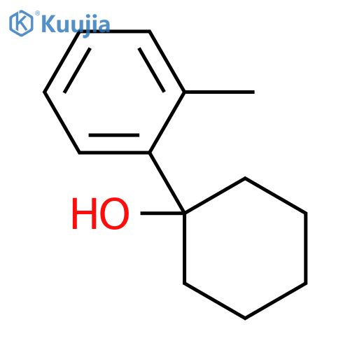 1-(2-methylphenyl)cyclohexan-1-ol structure