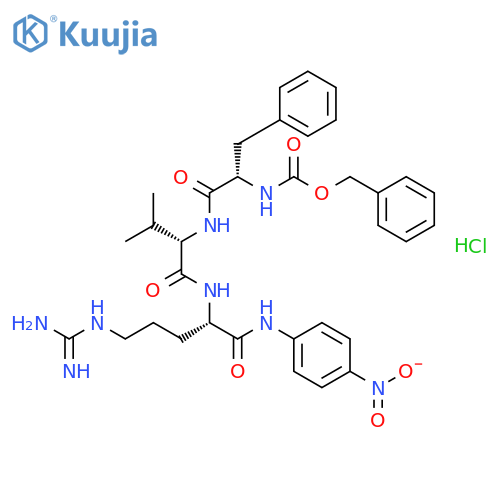 Z-Phe-Val-Arg-pNA Hydrochloric Acid Salt structure