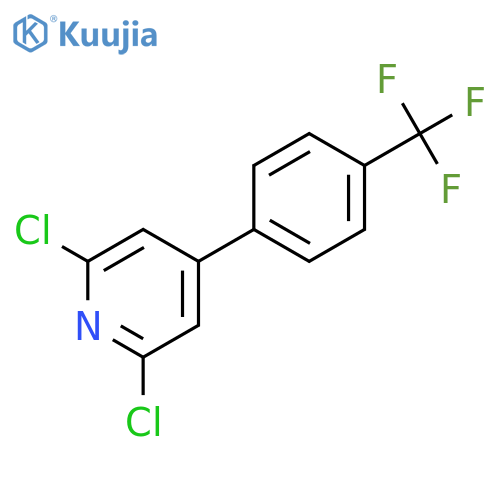 PYRIDINE, 2,6-DICHLORO-4-[4-(TRIFLUOROMETHYL)PHENYL]- structure