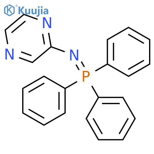 2-Pyrazinamine,N-(triphenylphosphoranylidene)- structure