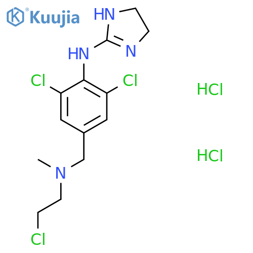 CHLOROETHYLCLONIDINE DIHYDROCHLORIDE structure