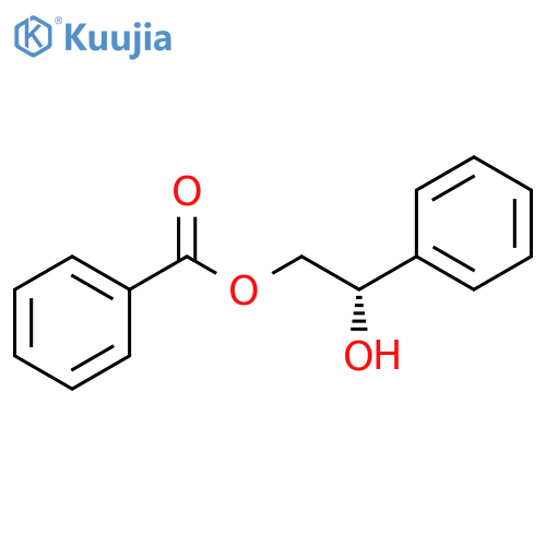 1,2-Ethanediol, 1-phenyl-, 2-benzoate, (S)- structure