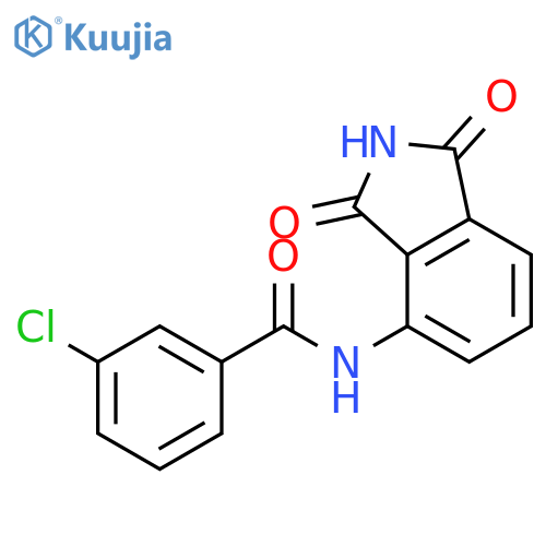 BENZAMIDE, 3-CHLORO-N-(2,3-DIHYDRO-1,3-DIOXO-1H-ISOINDOL-4-YL)- structure