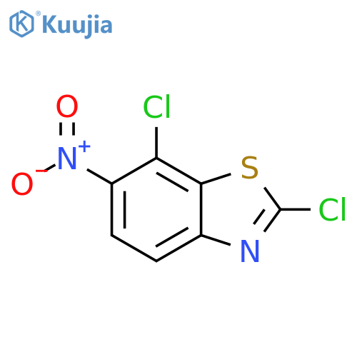 Benzothiazole, 2,7-dichloro-6-nitro- structure