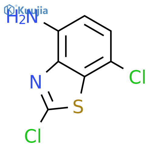 2,7-Dichlorobenzo[d]thiazol-4-amine structure