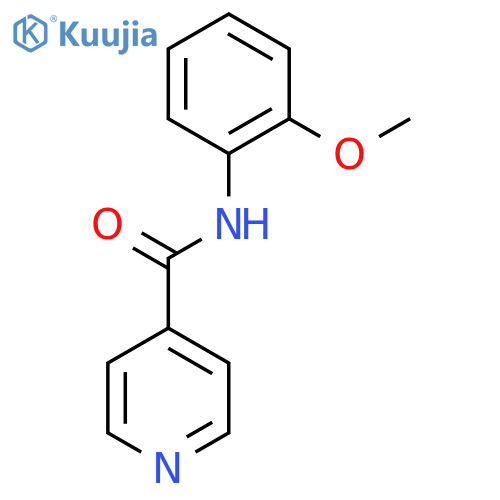 N-(2-methoxyphenyl)pyridine-4-carboxamide structure