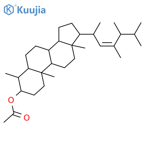 4,23-Dimethylergost-22-en-3-ol; (3β,4α,5α,22E,24R)-form, 3-Ac structure