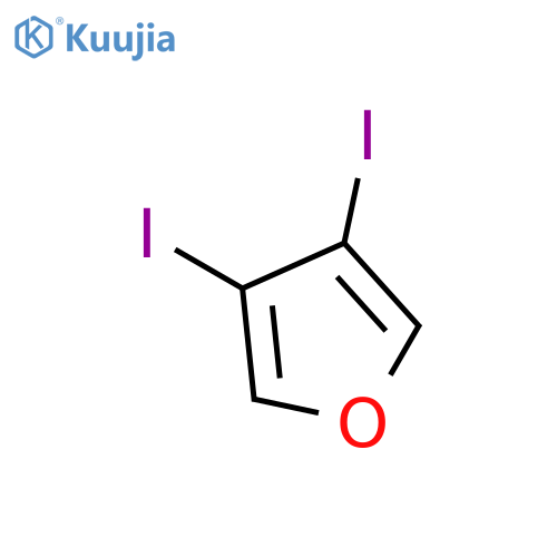 Furan, 3,4-diiodo- structure