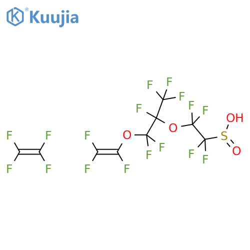 Ethanesulfinicacid,2-[1-[difluoro[(trifluoroethenyl)oxy]methyl]-1,2,2,2-tetrafluoroethoxy]-1,1,2,2-tetrafluoro-,polymerwithtetrafluoroethene structure