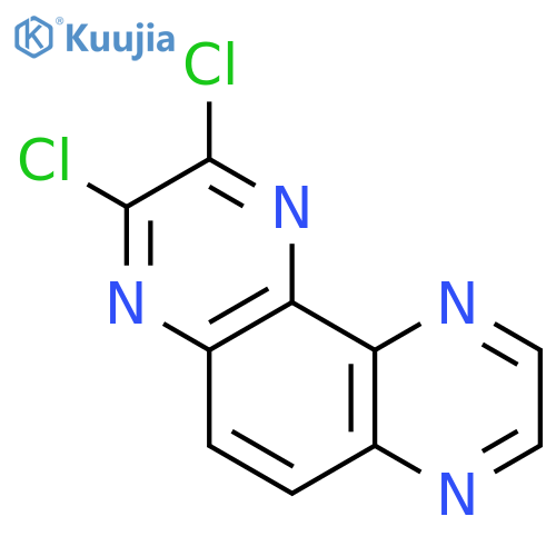PYRAZINO[2,3-F]QUINOXALINE, 2,3-DICHLORO- structure