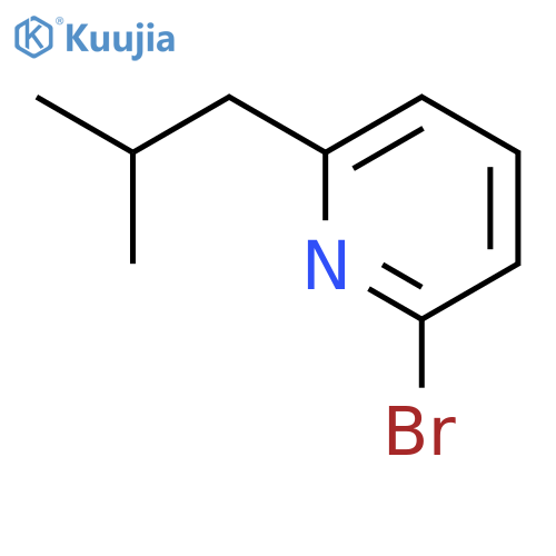 Pyridine, 2-bromo-6-(2-methylpropyl)- structure