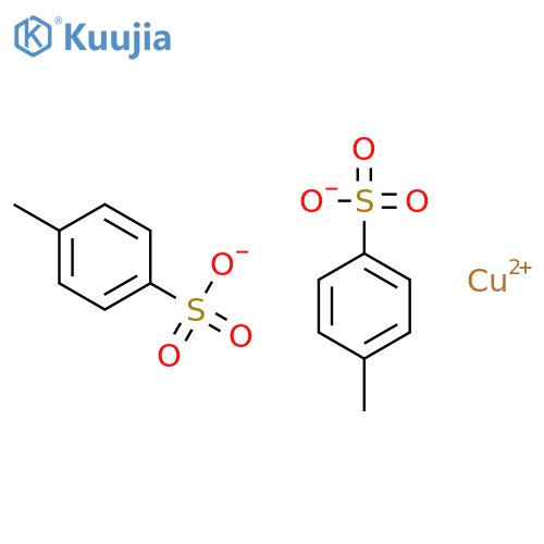 Benzenesulfonic acid,4-methyl-, copper(2+) salt (2:1) structure