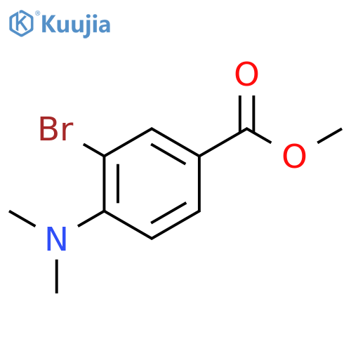 Methyl 3-bromo-4-(dimethylamino)benzoate structure